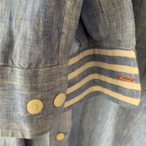 Tom James Linen Button Up Shirt - Picture 6 of 9